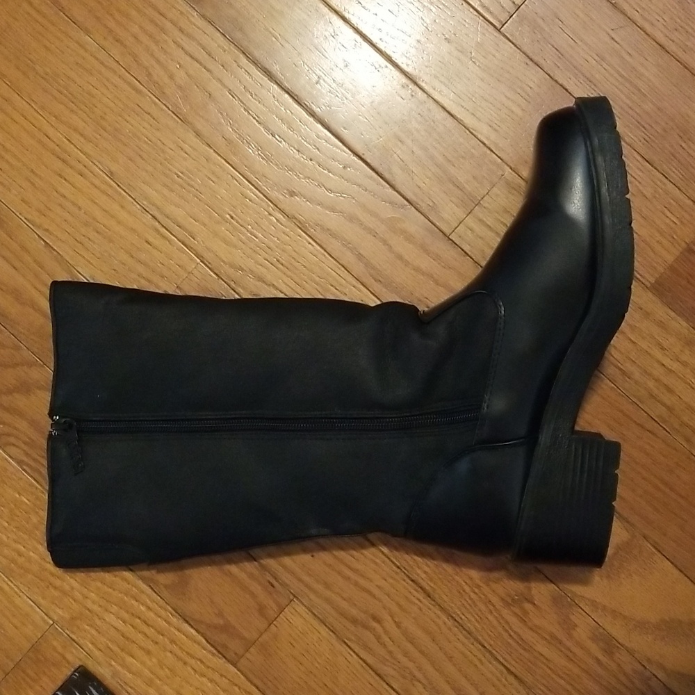 Totes Waterproof Black Boots Size 7.5 - Picture 3 of 7
